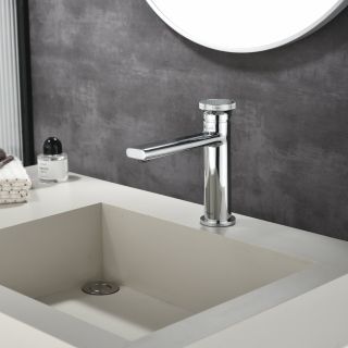 Смеситель для раковины Black&White Gravity 7107C хром